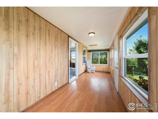 a view interior of the house with wooden floor