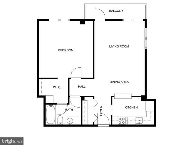 a picture of a room with a white wall and a picture