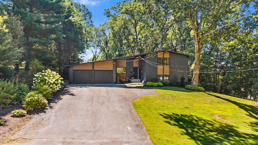 a view of a house with a swimming pool