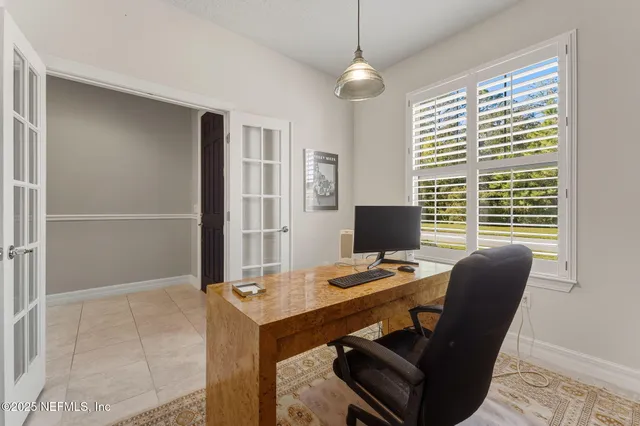 a view of a patio with a patio