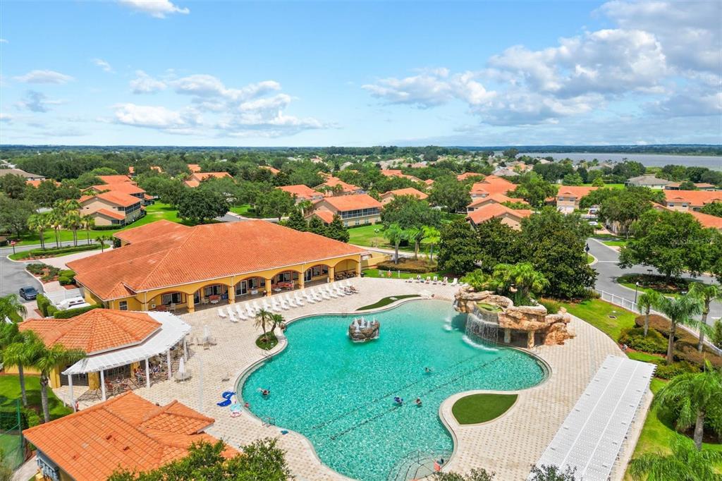 10404 Silver Maple Avenue Oxford, FL 34484 - Photo 39 of 41 an aerial view of a house with outdoor space pool patio and outdoor seating