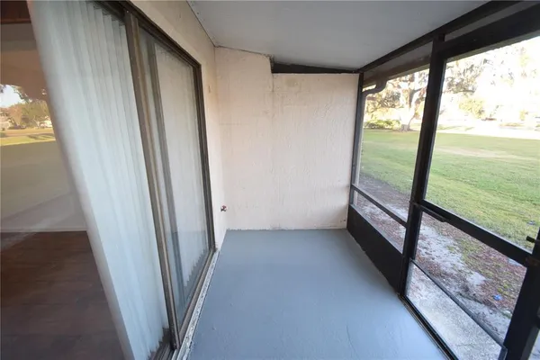 a view of a room with window