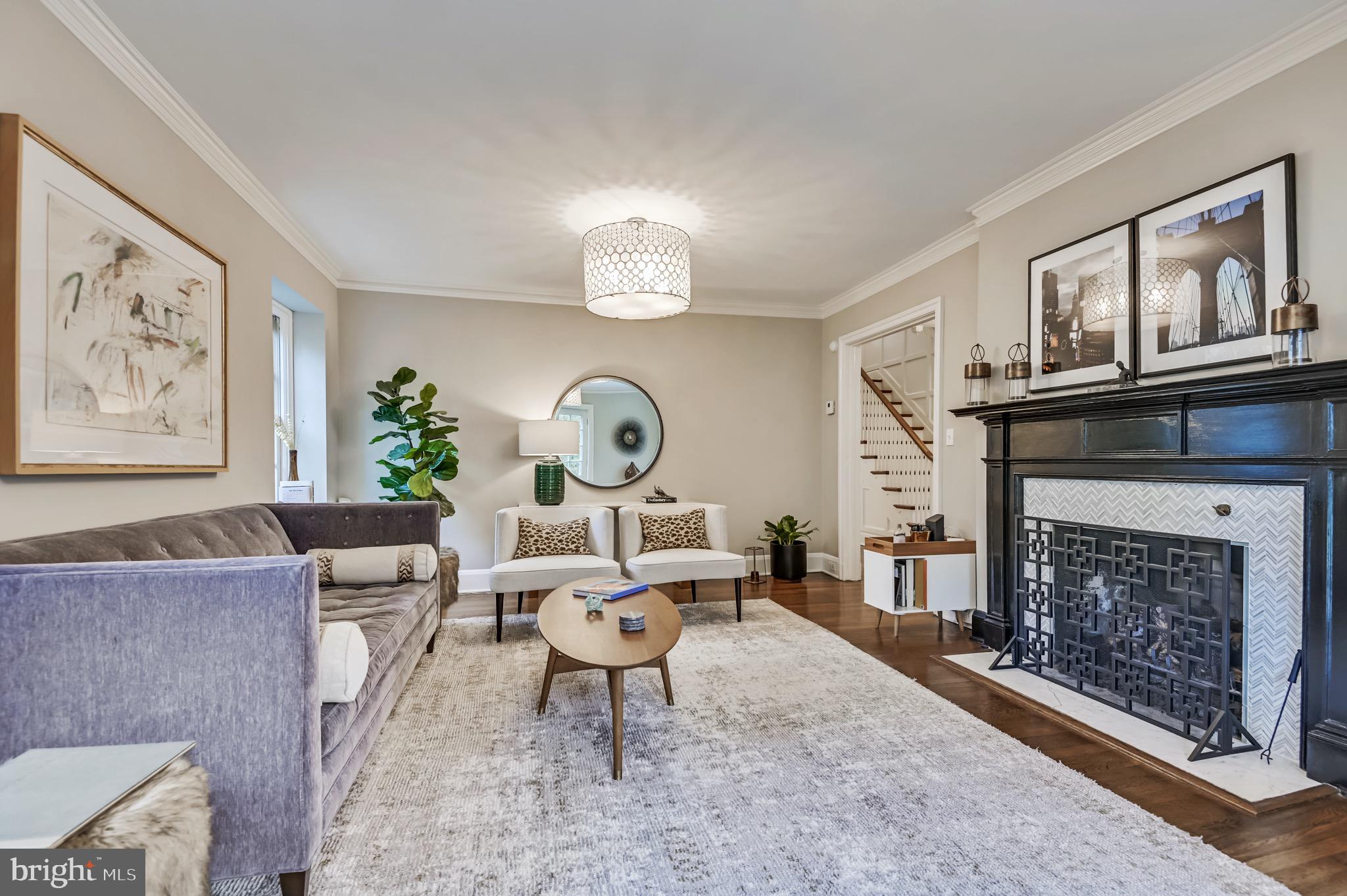 5217 Springlake Way Baltimore, MD 21212 - Photo 26 of 62 Gas fireplace