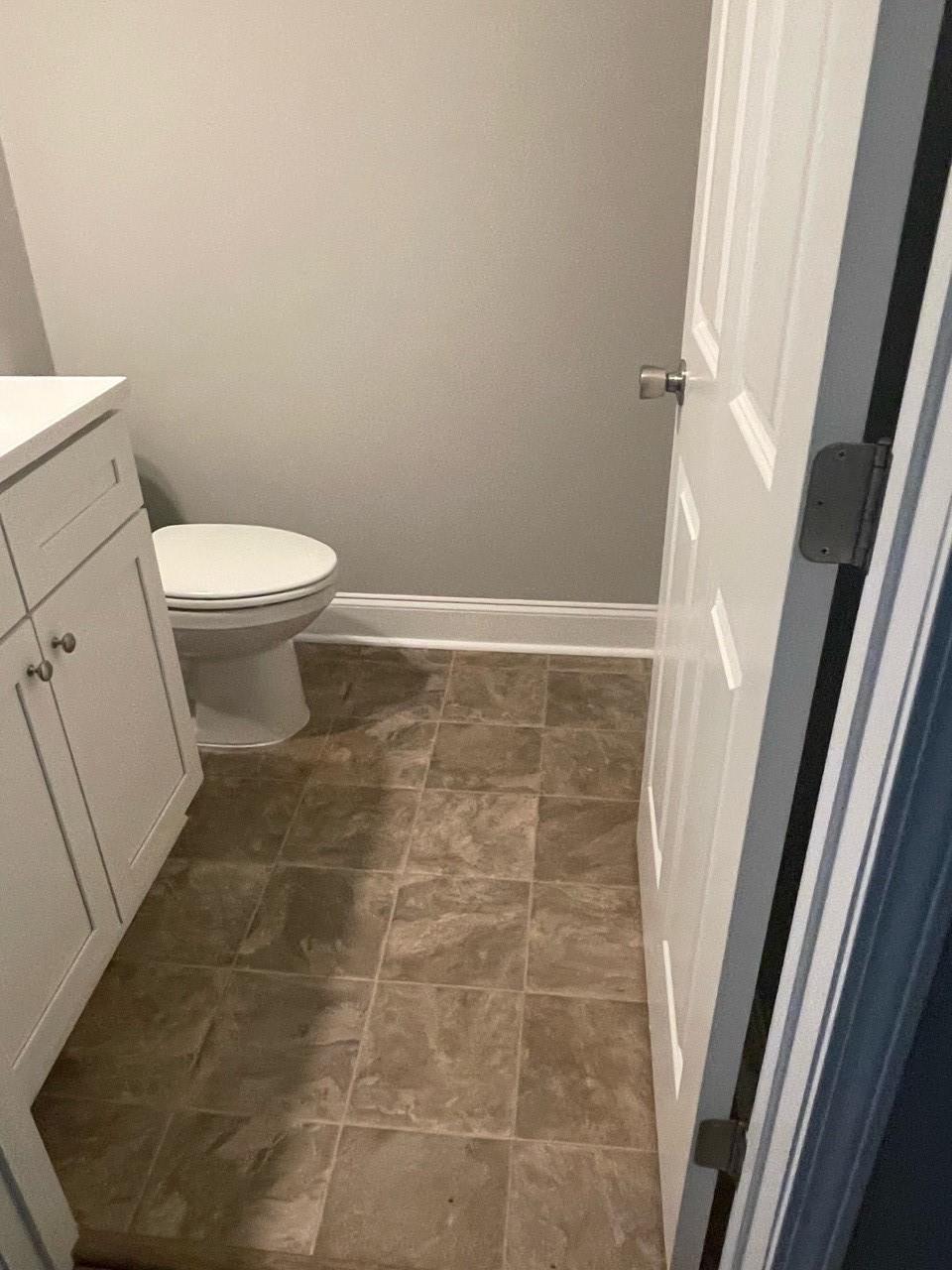 2001 Barkley Circle Monroe, NC 28112 - Photo 17 of 20 a bathroom with a toilet and a shower