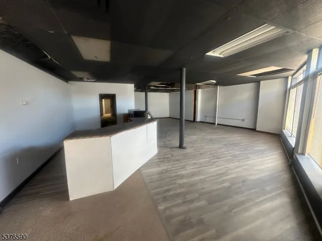 a view of a livingroom with an oven