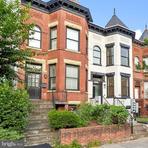 front view of a brick house
