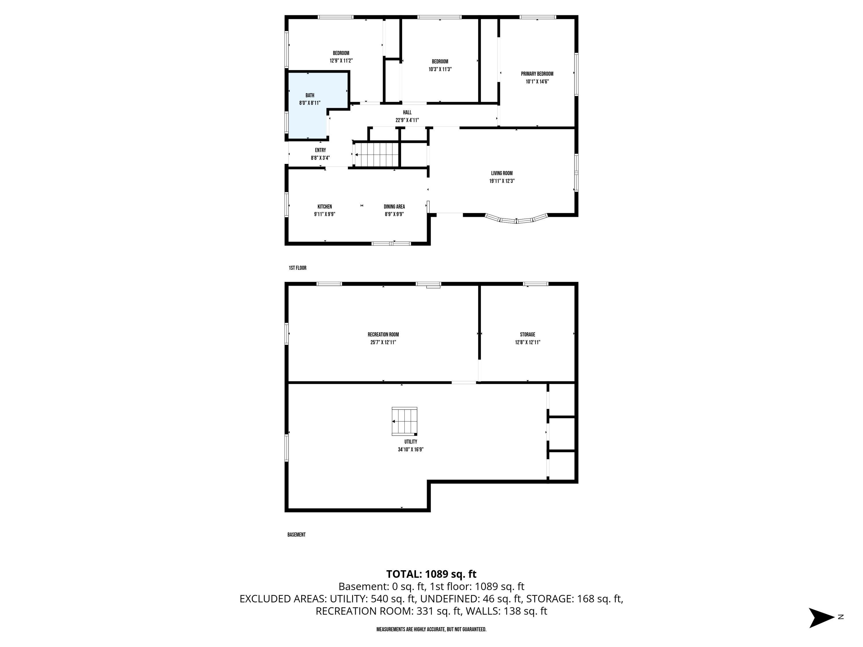 1318 South 24th Street Manitowoc, WI 54220 - Photo 23 of 23 Floorplan - ALL