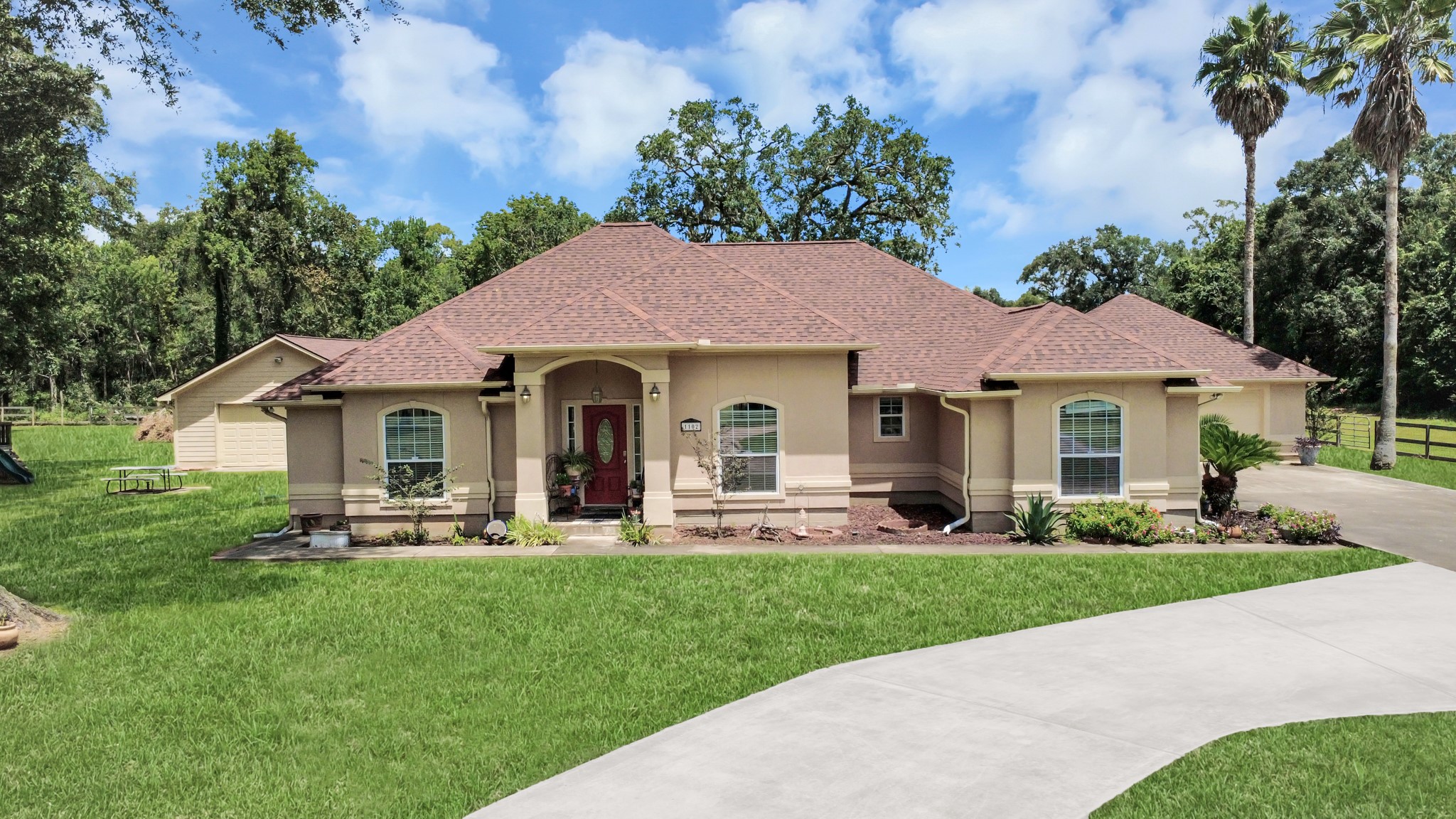 1102 West Point Drive Rosharon, TX 77583 - Photo 1 of 39 Beautiful custom home on 2.75 acres