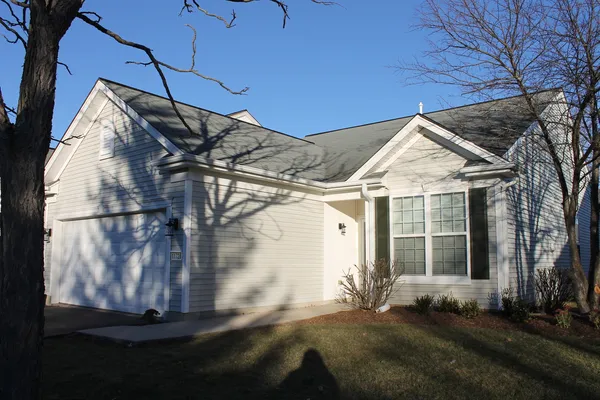 a backyard of a house