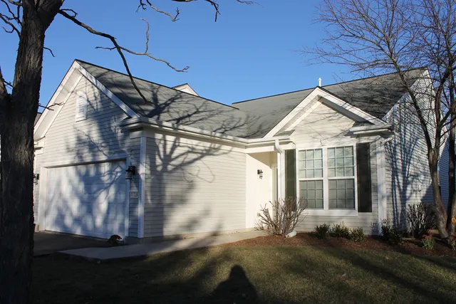 a backyard of a house