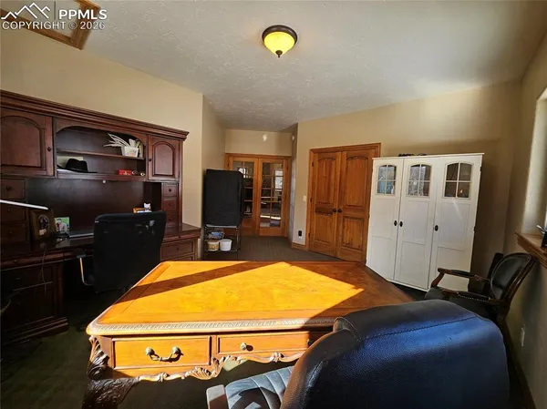 a bed room with a bed