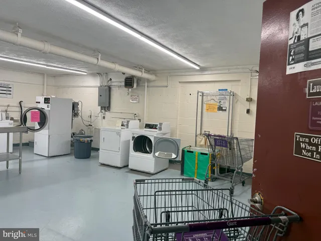 a view of storage and utility room