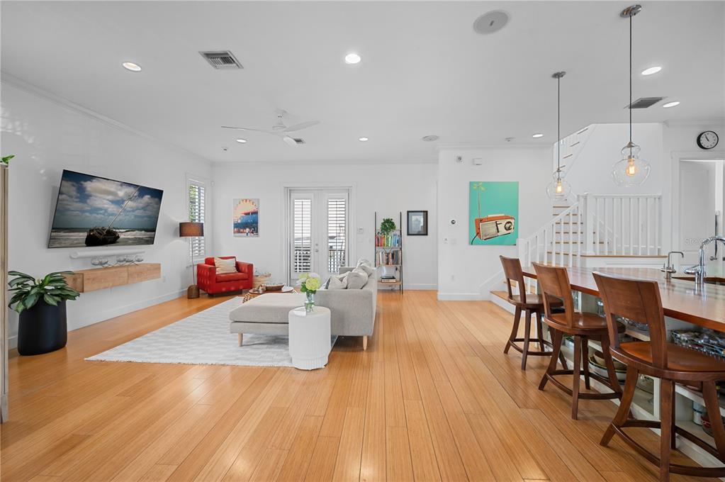 1723 Oak Street Sarasota, FL 34236 - Photo 2 of 34 a view of a dining room with furniture window and wooden floor