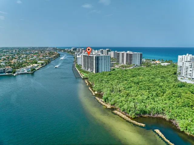 a view of a lake with outdoor space