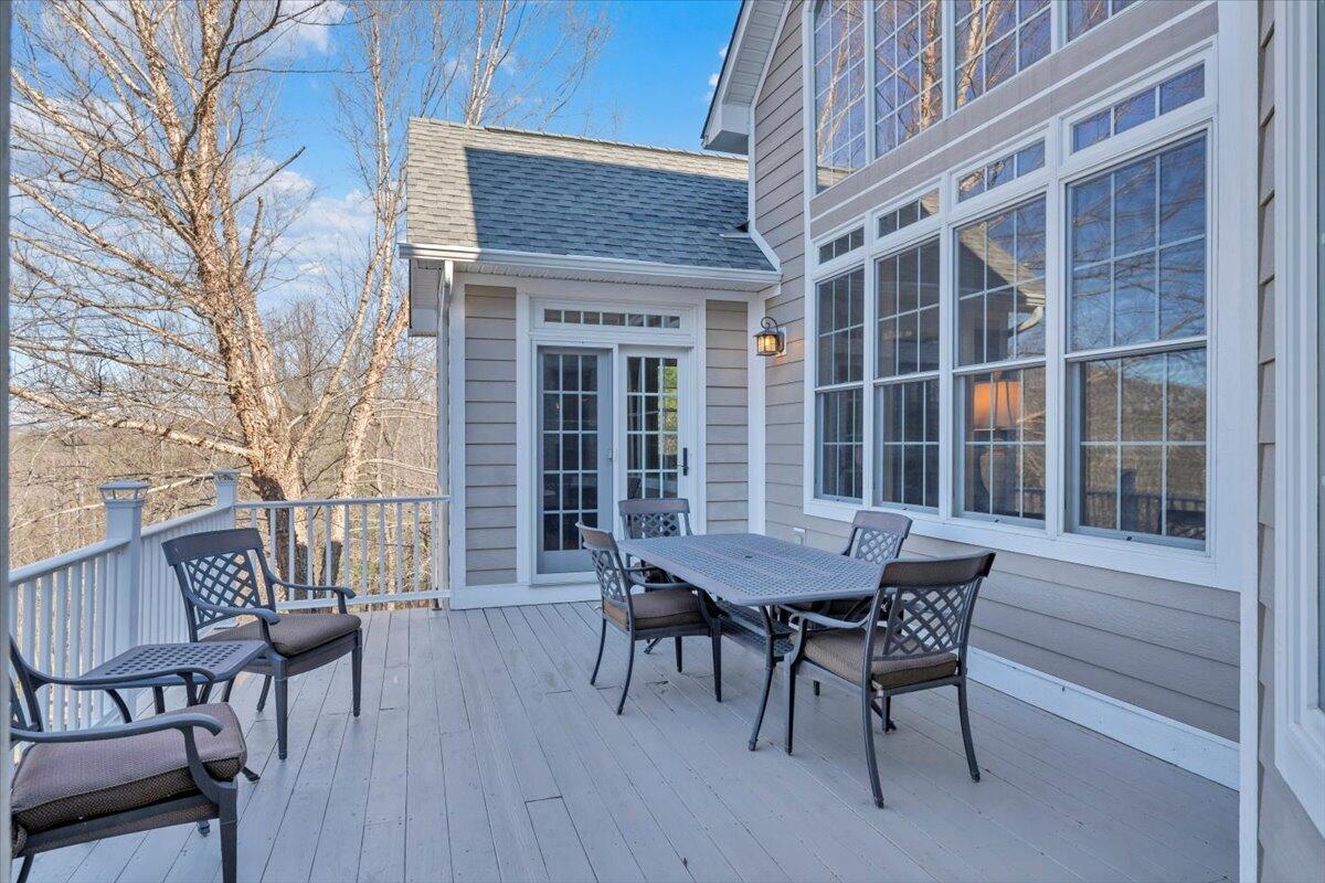 5565 Carons View Lane Roanoke, VA 24014 - Photo 90 of 118 a view of a dinning table and chairs in patio of the house