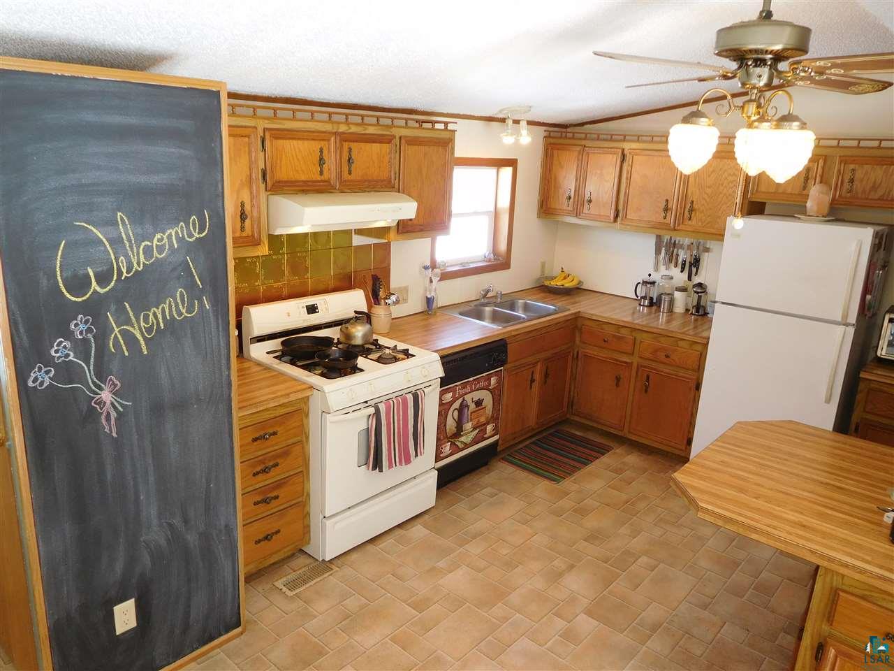 29625 McKinley Road Washburn, WI 54891 - Photo 6 of 24 Kitchen W/Fun Chalkboard Wall