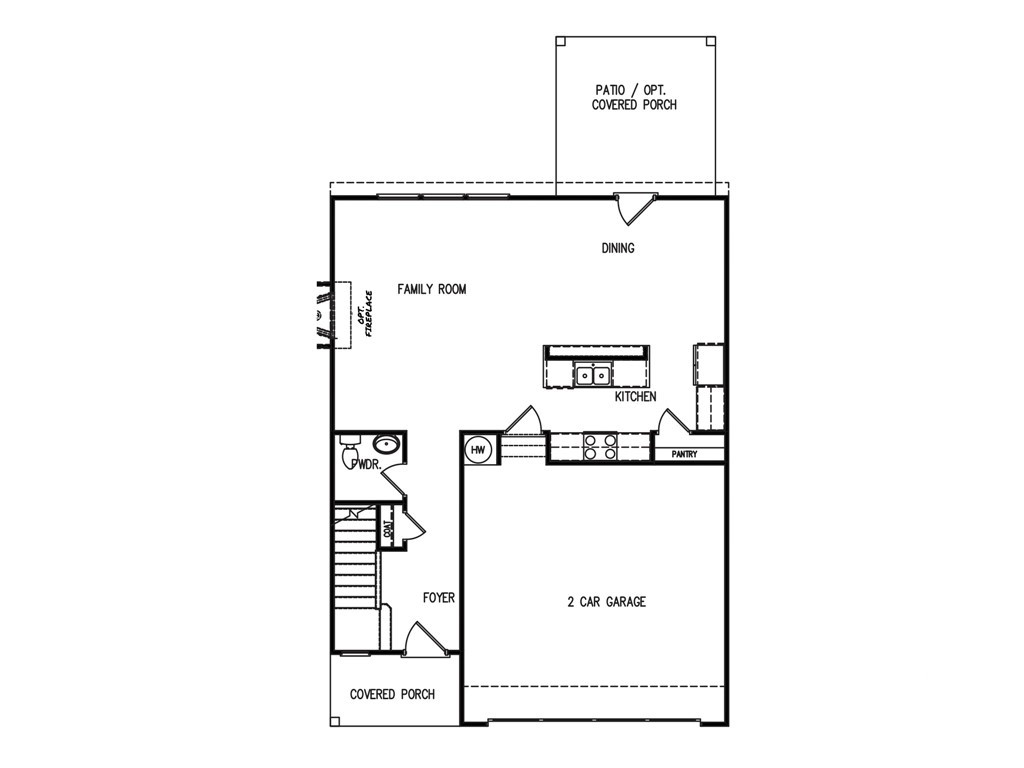70 Edith Court Statham, GA 30666 - Photo 2 of 3 Mayfield II 1st Floor