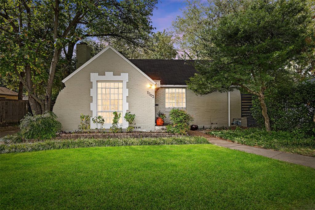 5303 Cedar Springs Road Dallas, TX 75235 - Photo 1 of 1 a house view with a outdoor space