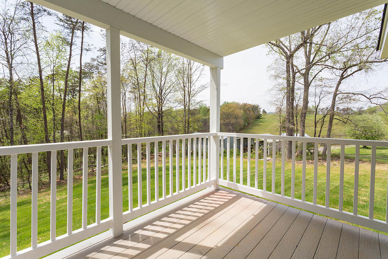 5261 Saunders Road Vinton, VA 24179 - Photo 40 of 47 a view of balcony with wooden floor
