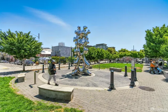 a view of outdoor space with seating