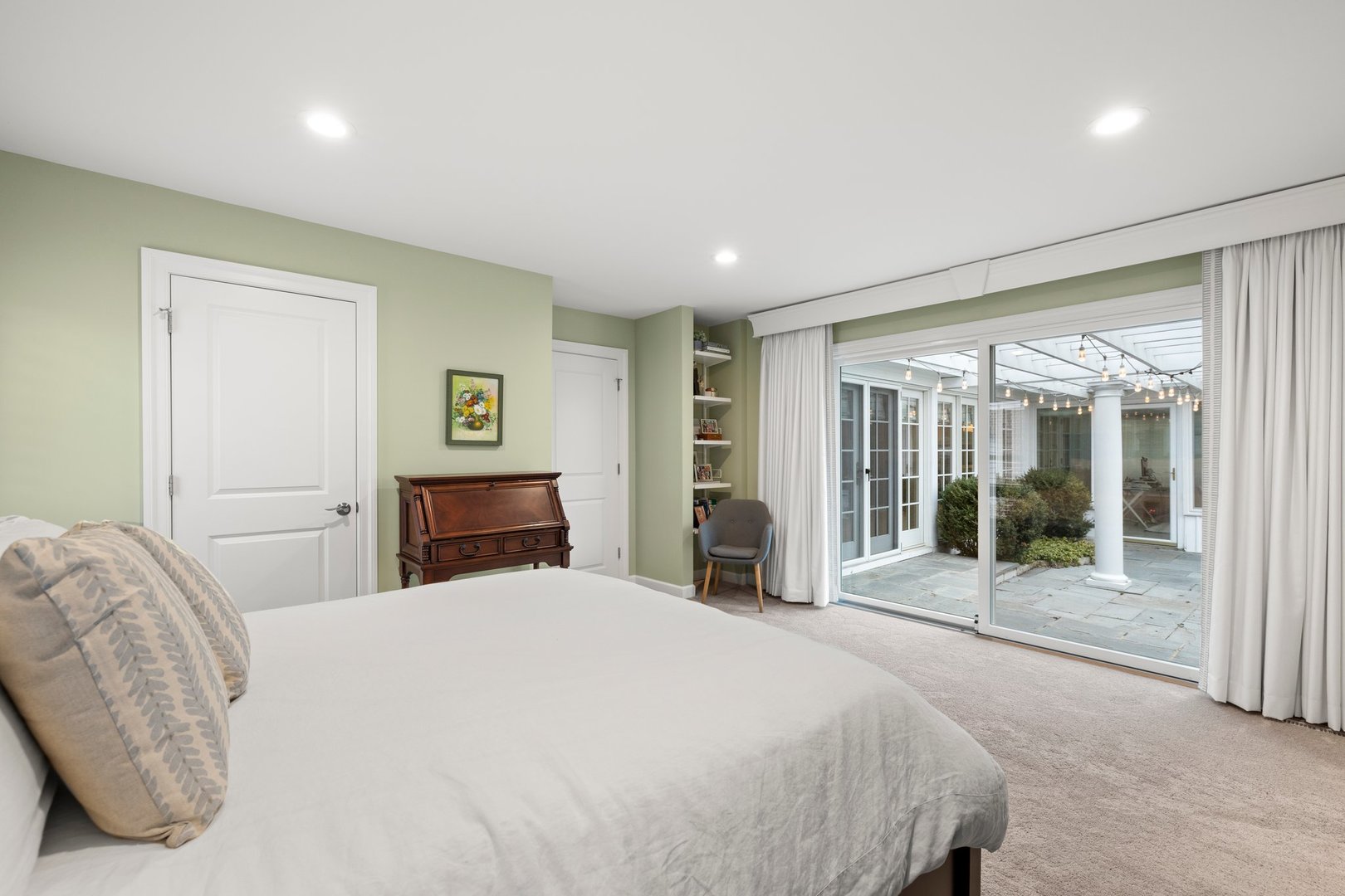 2441 Pick Drive Glenview, IL 60025 - Photo 24 of 43 a bedroom with a large bed and a large window