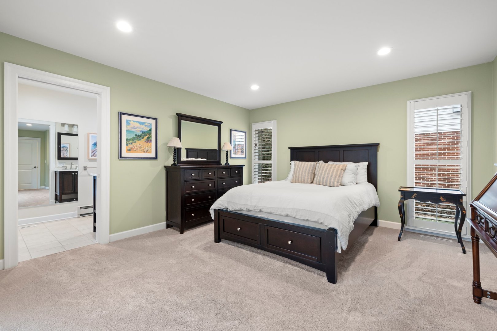 2441 Pick Drive Glenview, IL 60025 - Photo 25 of 43 a spacious bedroom with a bed and furniture