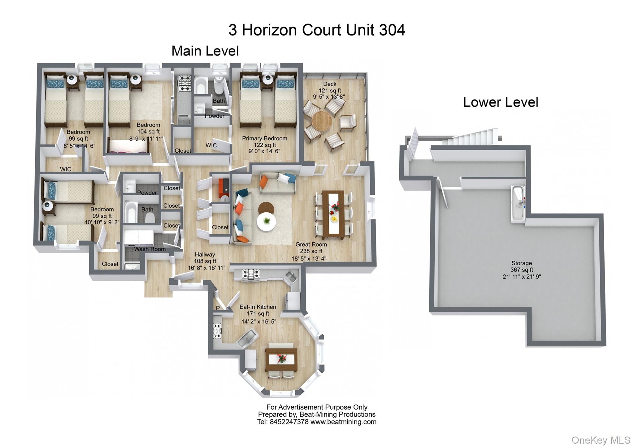 3 Horizon Court, Unit 304 Monsey, NY 10952 - Photo 35 of 36 a picture of a floor plan