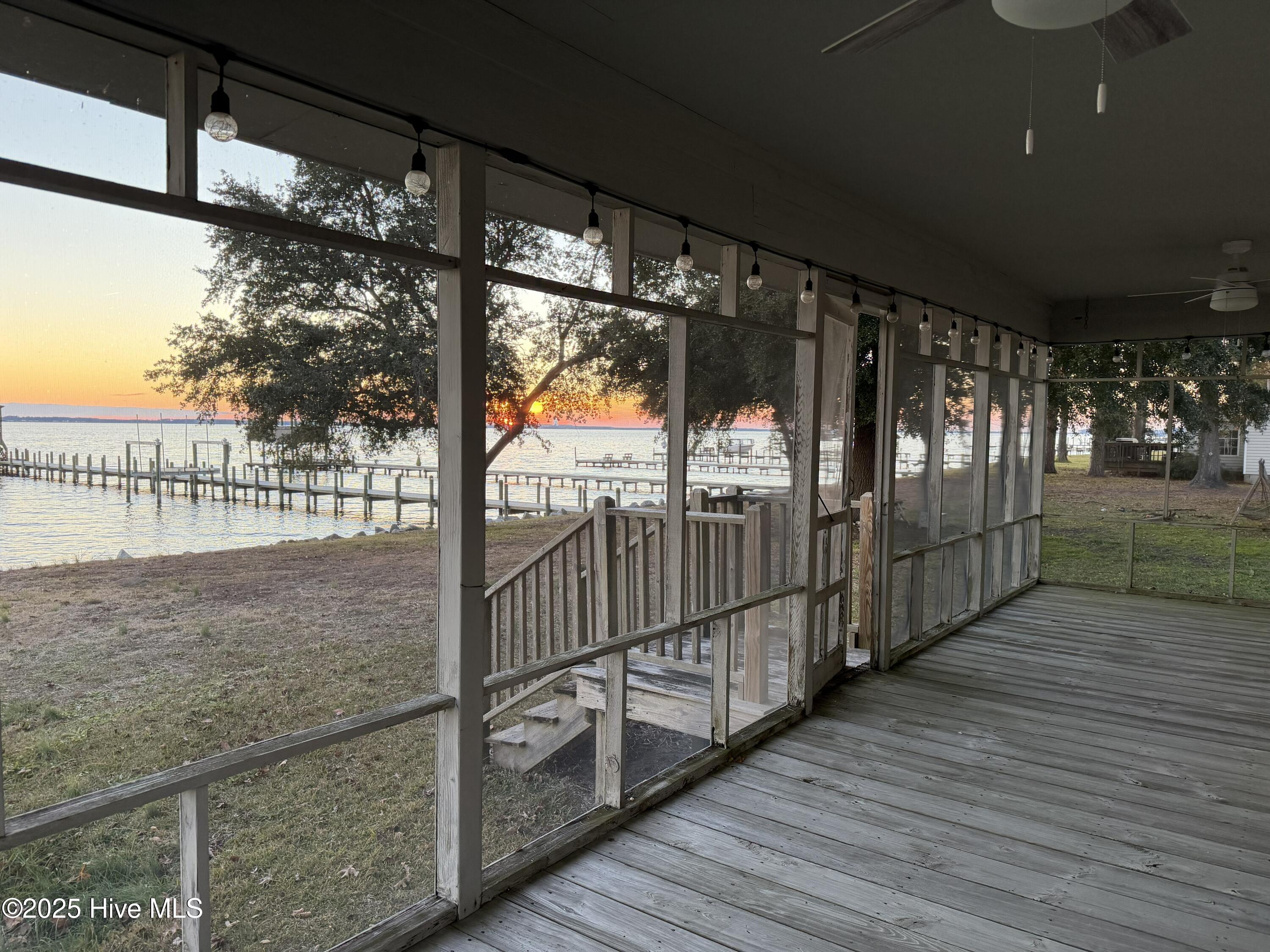991 Pinecrest Road Bath, NC 27808 - Photo 41 of 57 Screen porch at sunset