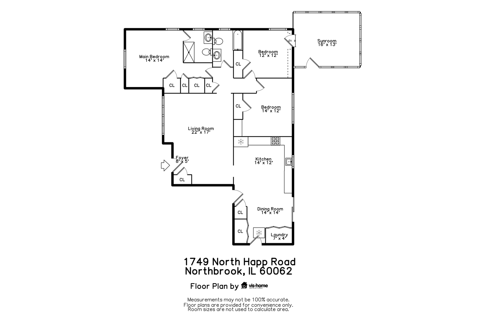 1749 North Happ Road Northbrook, IL 60062 - Photo 26 of 27 a picture of a room with a white wall and has a painting