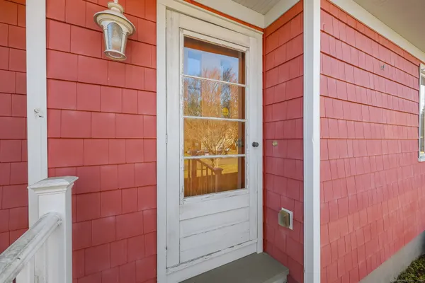 a view of front door