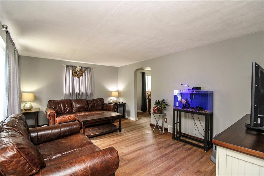 965 McNeilly Road Pittsburgh, PA 15226 - Photo 3 of 18 Living room with hardwood flooring & popular greige paint