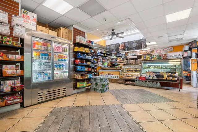 a view of retail shops