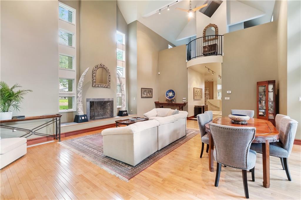 139 Witherow Road Sewickley, PA 15143 - Photo 8 of 41 a living room with fireplace furniture and a large window
