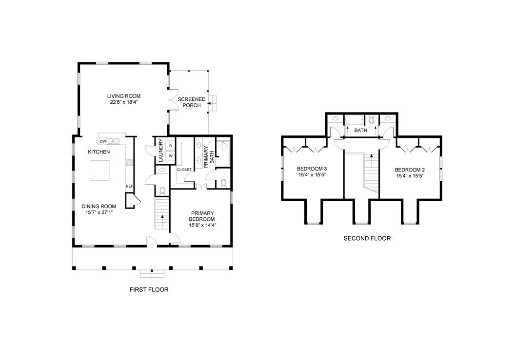 1035 Village Oaks Lane St. Simons Island, GA 31522 - Photo 12 of 12 Floor plan 1035 Village Oaks