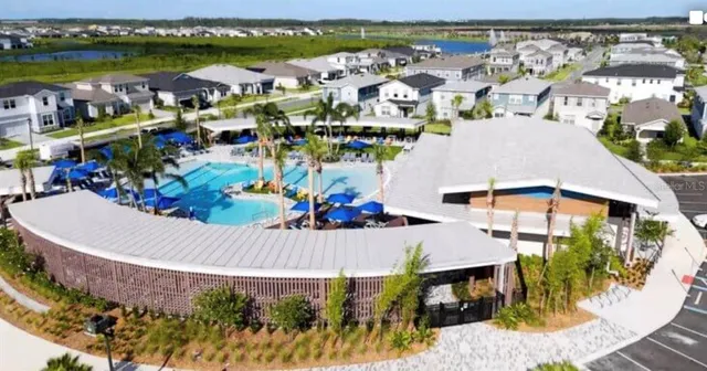 a view of a backyard with a garden