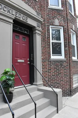 a view of front door