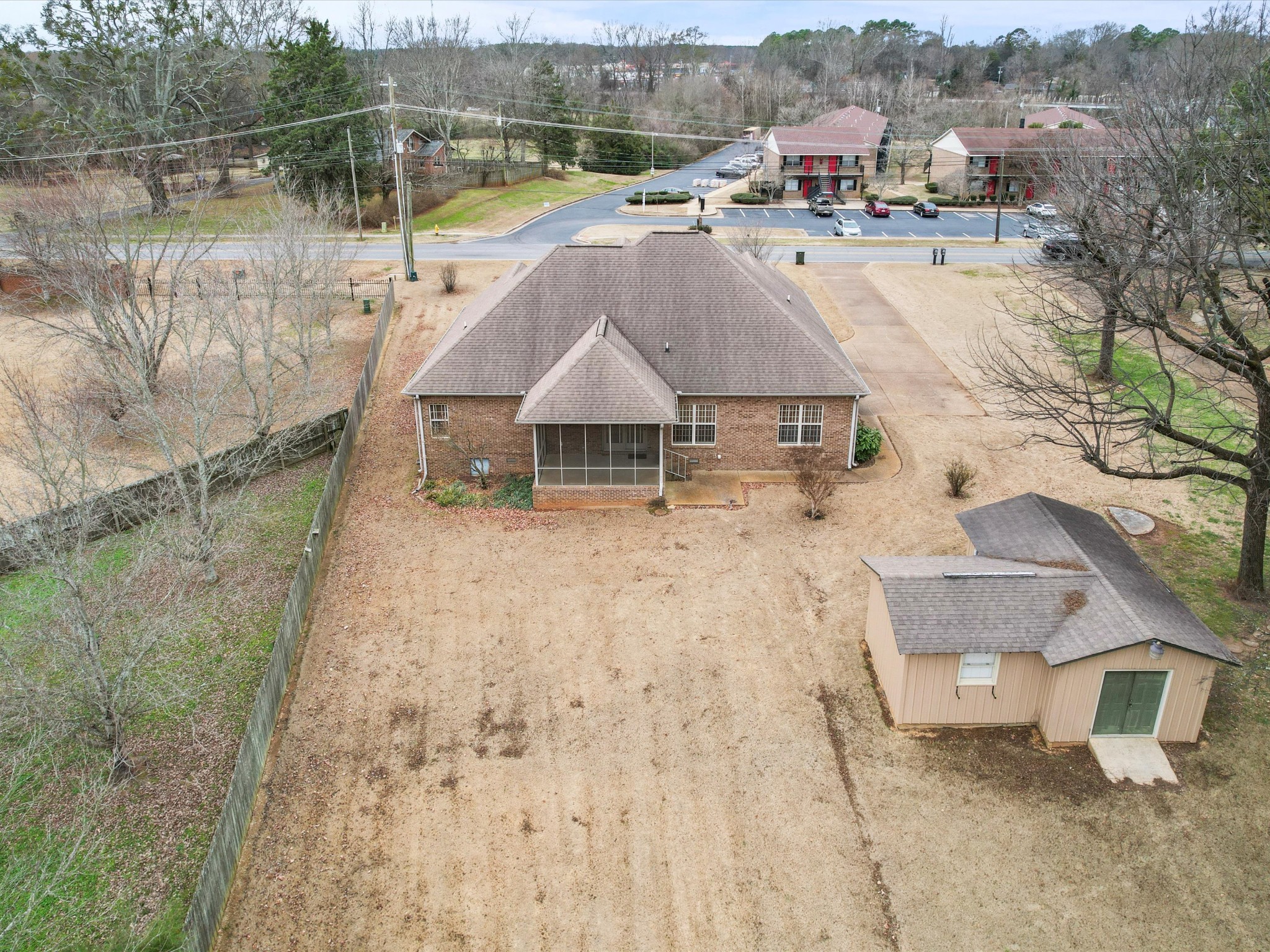 715 South Clinton Street Athens, AL 35611 - Photo 59 of 63 a aerial view of a house with a yard