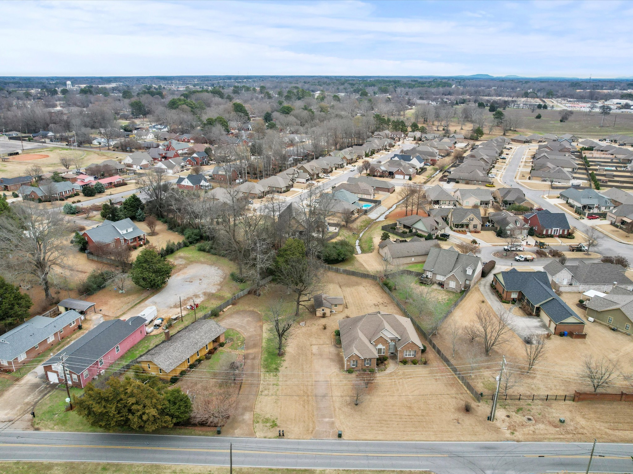 715 South Clinton Street Athens, AL 35611 - Photo 61 of 63 an aerial view of a city