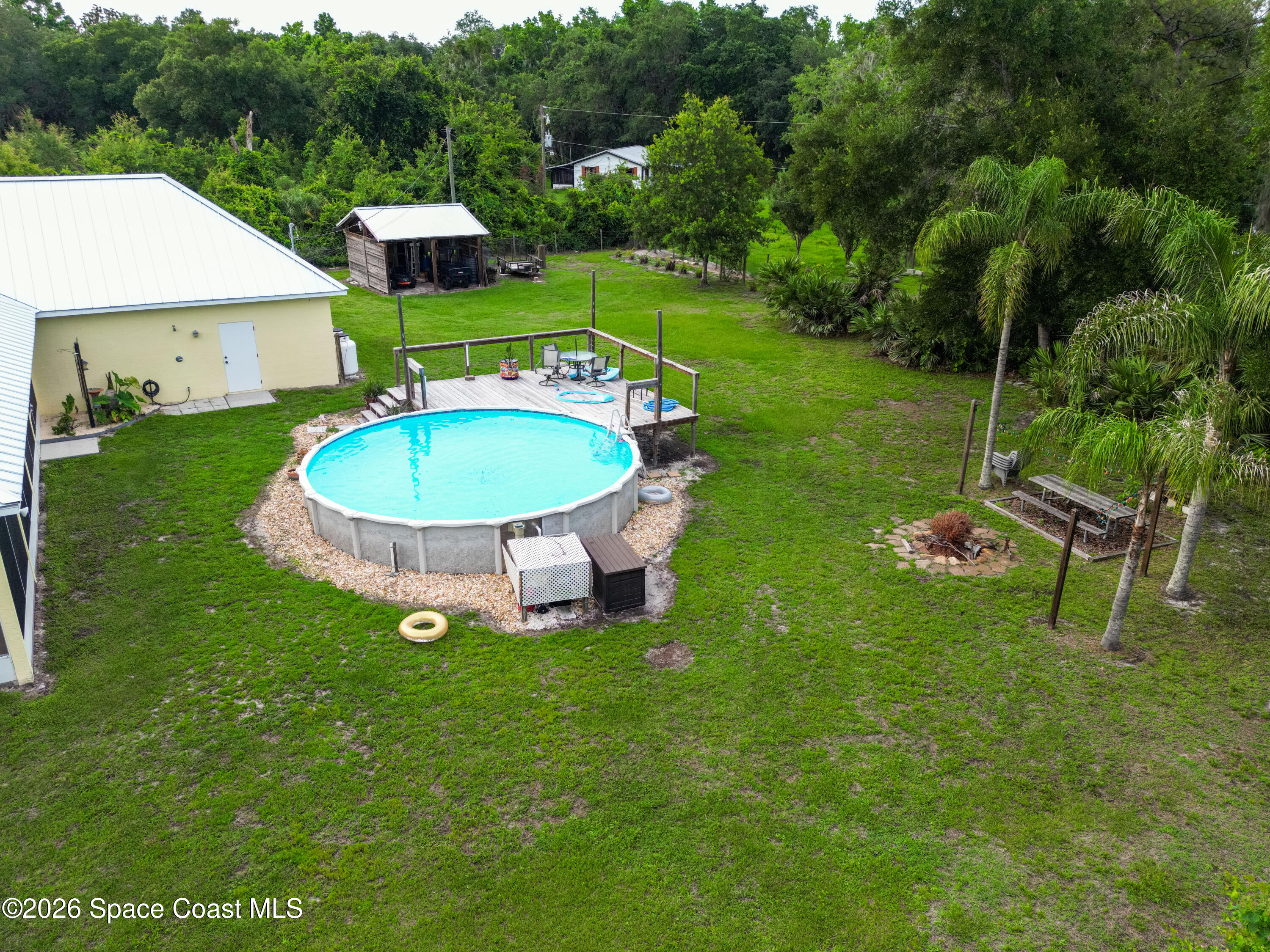 5361 Coleda Lane Mims, FL 32754 - Photo 30 of 43 Back yard