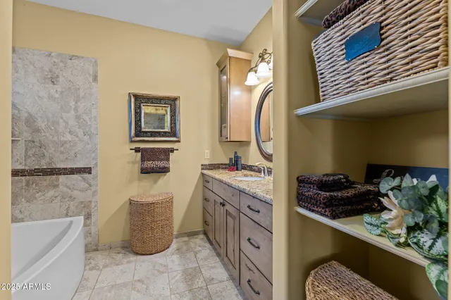 a view of lake with mountain