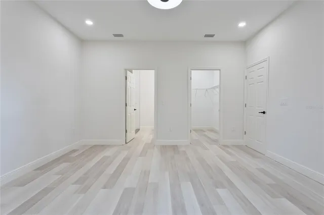 wooden floor in an empty room