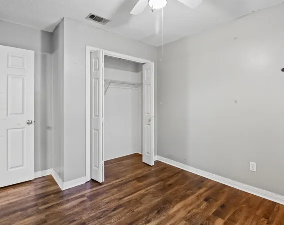 wooden floor in an empty room