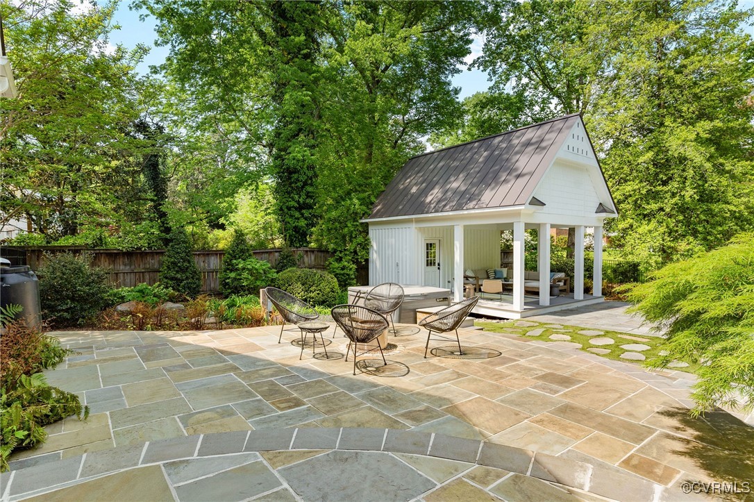 8600 River Road Henrico, VA 23229 - Photo 42 of 50 hot tub and pool house in the back