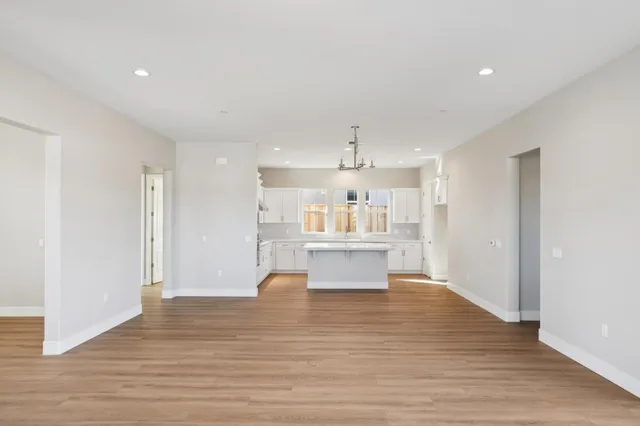a view of front door with a chair