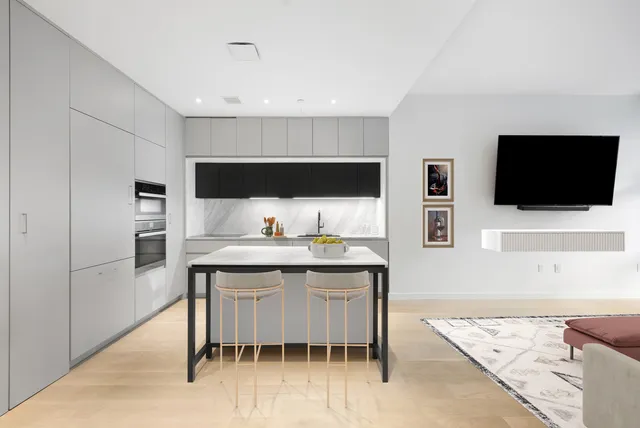 a picture of a bench in front of a door