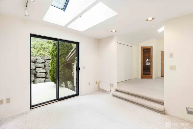 a view of front door