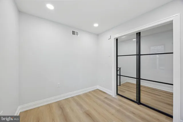 a view of an empty room