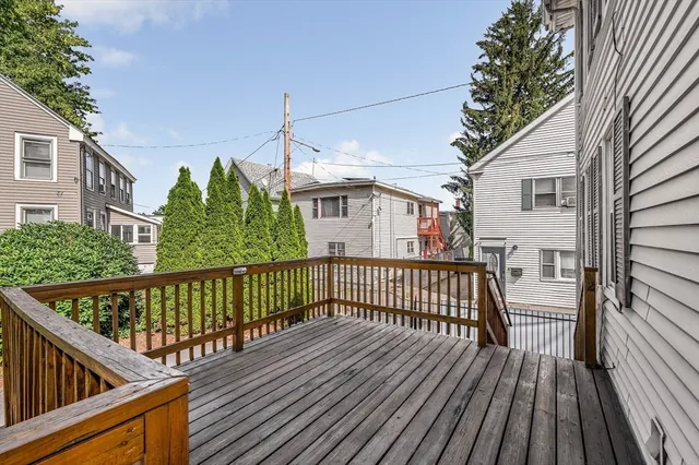a view of a roof deck