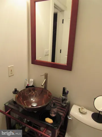 a bathroom with a sink and a toilet