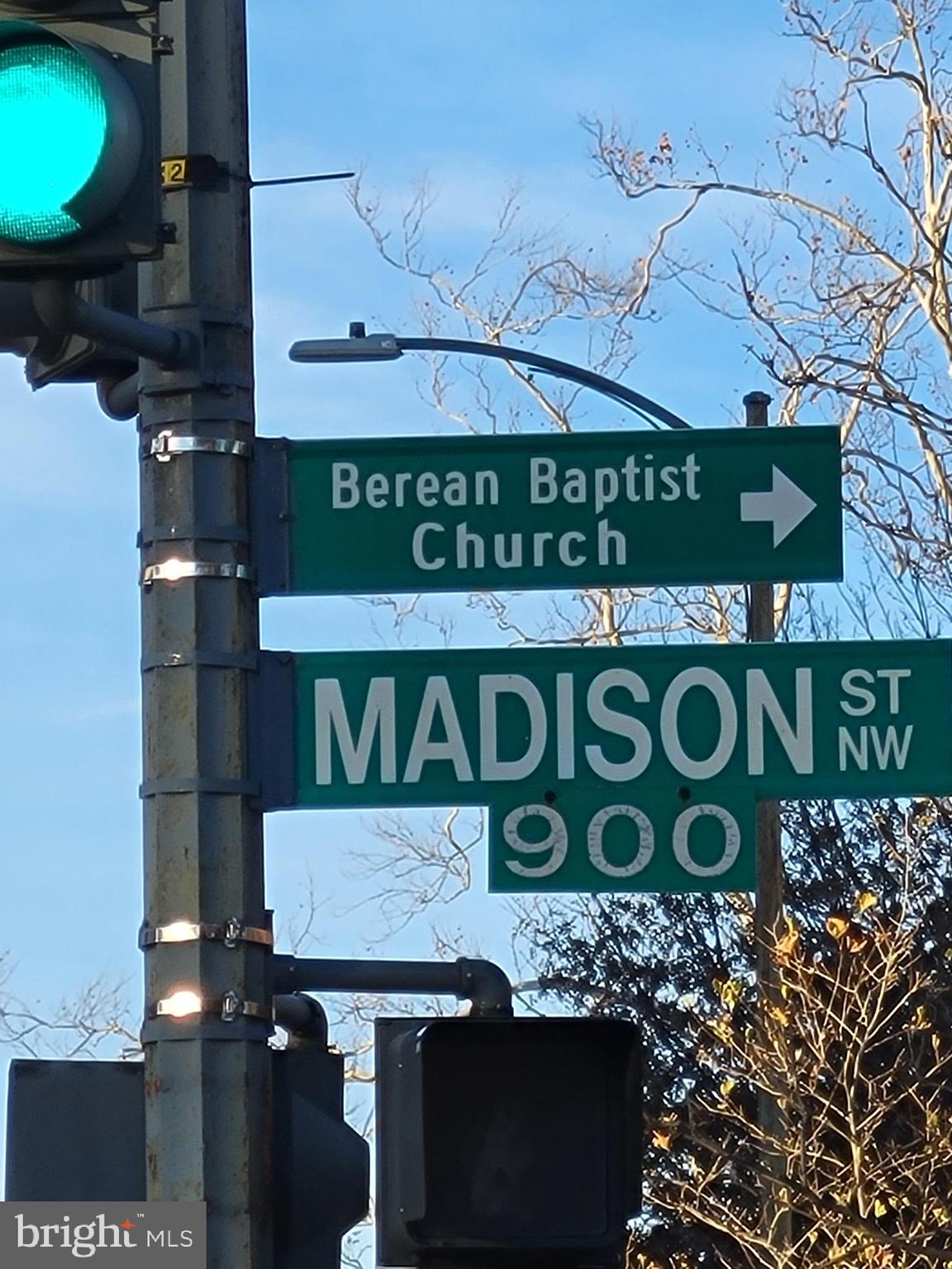 936 Madison Street Northwest, Unit 103 Washington, DC 20011 - Photo 23 of 23 a street sign on a street sign